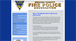 Desktop Screenshot of mercercountyfirepolice.org